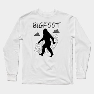 Pop Art Design Bigfoot Long Sleeve T-Shirt